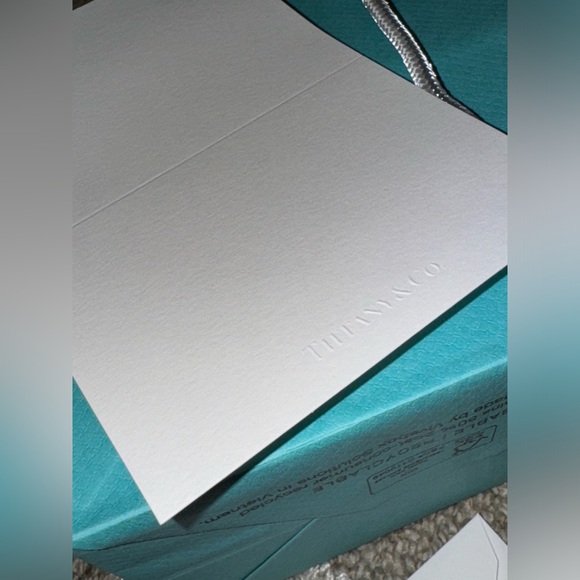 Tiffany & Co. Signature Blue Gift Bag/Gift Card💙 - Picture 9 of 13